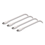 BOOST CHARGE USB-C to USB-C Cable, 3.3 ft, White, 2/Pack