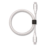 BOOST CHARGE Braided USB-C to USB-C Cable, 6.6 ft, White