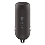 BOOST CHARGE USB-PD Car Charger + Lightning to USB-C Cable, 30 W, USB-C, Black