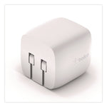 BOOST CHARGE USB-C PD 3.0 PPS Wall Charger + USB-C to USB-C Cable, White