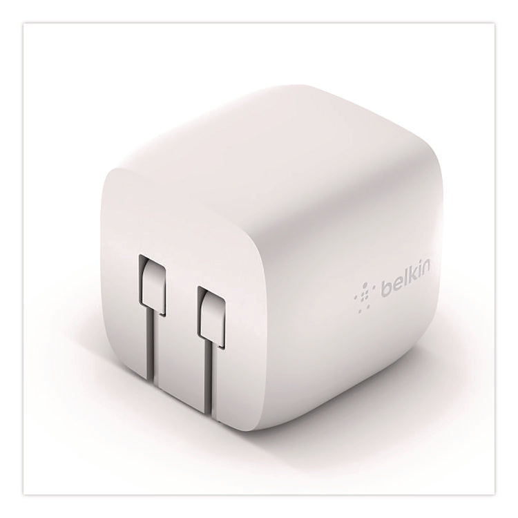BOOST CHARGE USB-C PD 3.0 PPS Wall Charger + USB-C to USB-C Cable, White