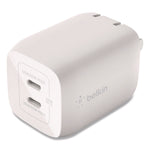 BOOST CHARGE Pro Dual USB-C GaN Wall Charger with PPS, White