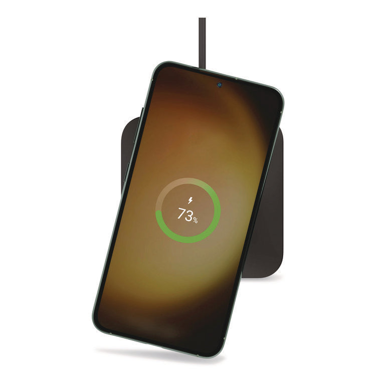BOOST CHARGE Pro Universal Easy Align Wireless Charging Pad, Qi Wireless Charging, 15 W, Black