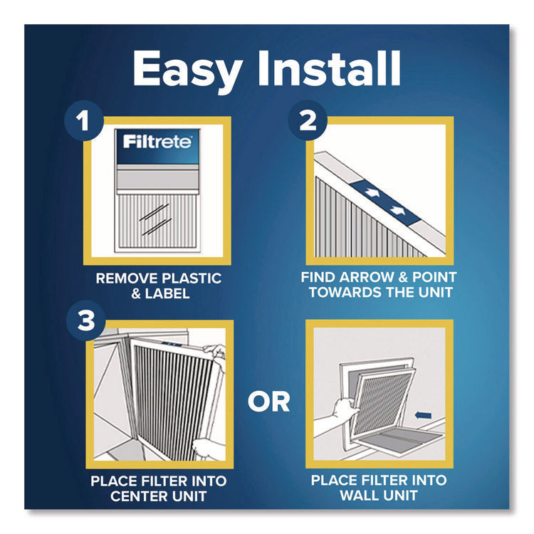 High Performance Air Filter, 14 x 25, 4/Carton