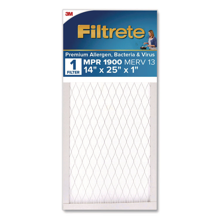 High Performance Air Filter, 14 x 25, 4/Carton