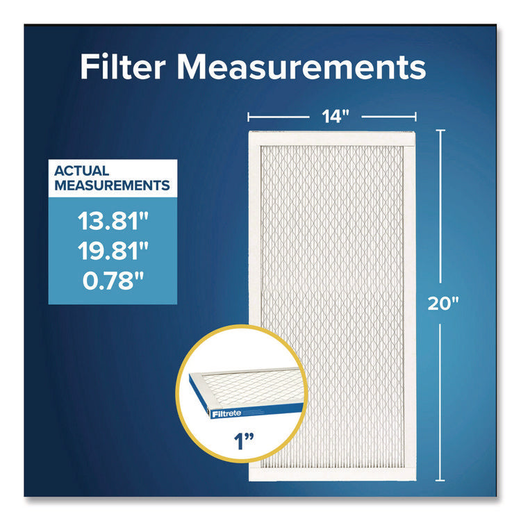High Performance Air Filter, 14 x 20, 4/Carton