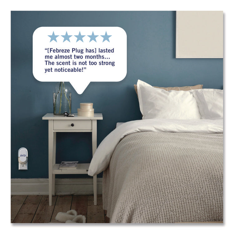 PLUG Air Freshener Warmer Starter Kit, Clear/White, with (2) Gain Original Refills