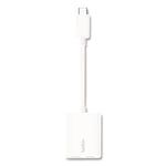 RockStar USB-C Audio + Charge Adapter, White
