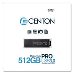DataStick Pro USB 3.2 Type A Flash Drive, 512 GB, Black