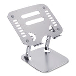 Adjustable Laptop Riser Stand, 10.62" x 9" x 1.5" to 5", Silver