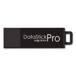 DataStick Pro USB 3.2 Type A Flash Drive, 32 GB, Black, 10/Pack