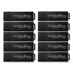DataStick Pro USB 3.2 Type A Flash Drive, 32 GB, Black, 10/Pack