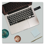 DataStick Pro USB 3.0 Type A Flash Drive, 128 GB, Black, 5/Pack