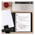 Reinforced Filler Paper Plus Study App, 3-Hole, 8.5 x 11, Quadrille Rule, 80/Pack