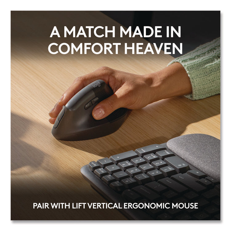 ERGO Wave Keyboard for Business, Graphite