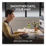 Wave MK670 Wireless Ergonomic Keyboard and Signature M550L Mouse Combo, 2.4 GHz, Frequency/33 ft Wireless Range, Graphite