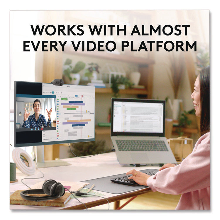 BRIO 100 Webcam, 1920 pixels x 1080 pixels, 2 Mpixels, Graphite