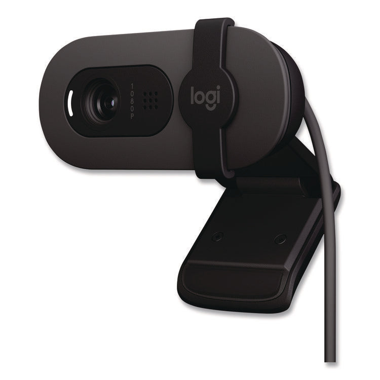 BRIO 100 Webcam, 1920 pixels x 1080 pixels, 2 Mpixels, Graphite