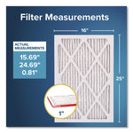 Allergen Defense Air Filter, 16 x 25, 4/Carton