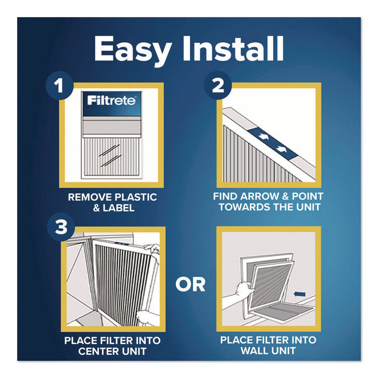 Allergen Defense Air Filter, 12 x 25, 4/Carton