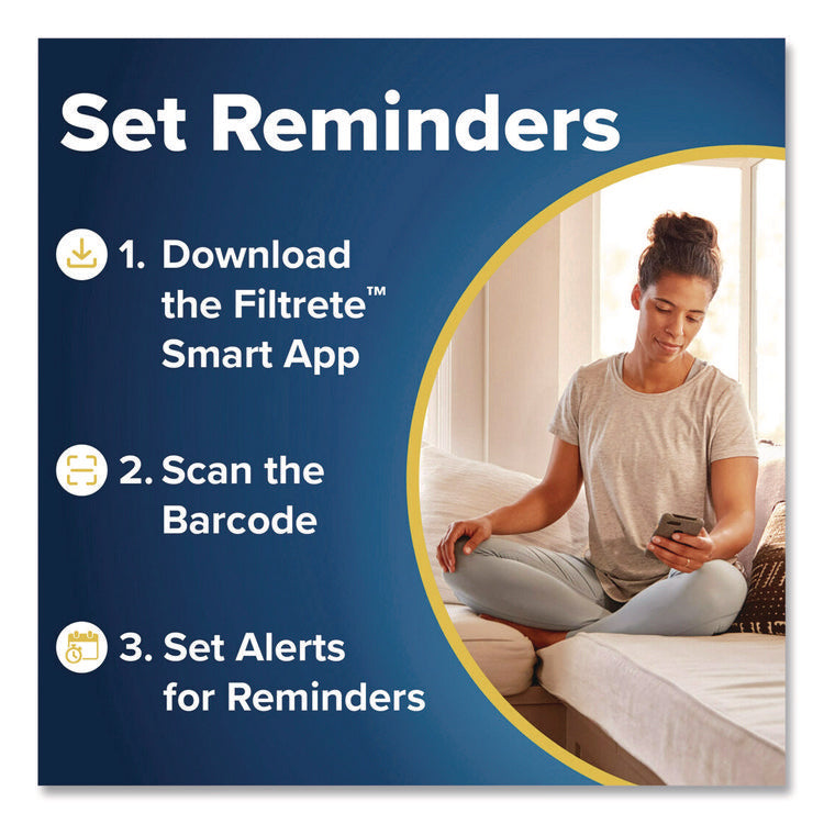 Allergen Defense Air Filter, 12 x 25, 4/Carton