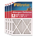 Allergen Defense Air Filter, 18 x 24, 4/Carton