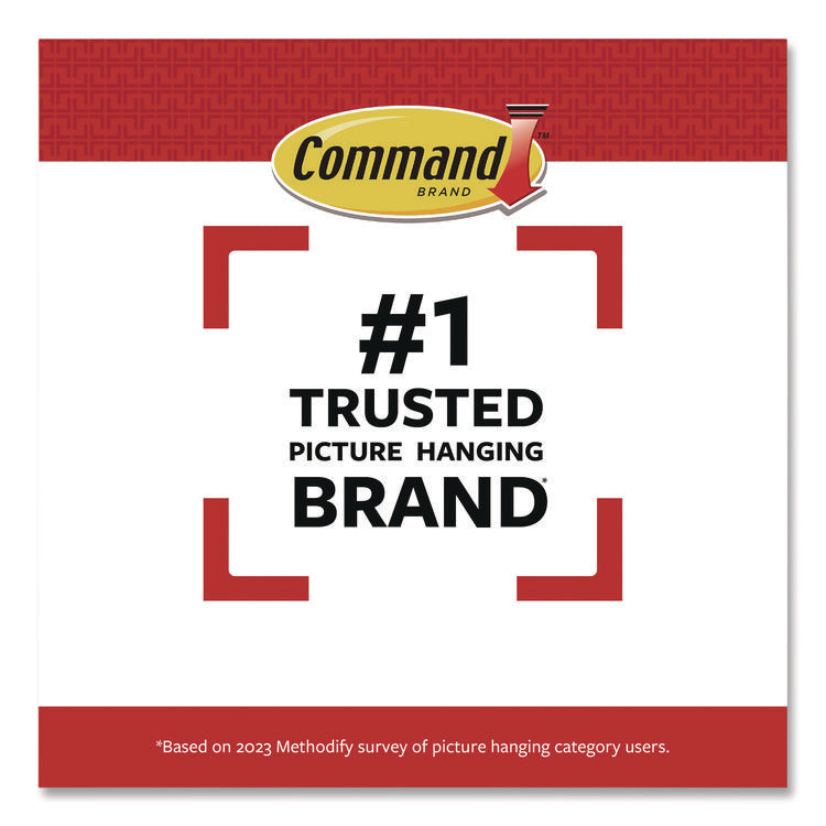 Picture Hanging Strips, X-Large, Removable, Holds up to 20 lbs per 4 Pairs, 8 Pairs/Pack