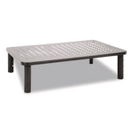 Adjustable Desktop Monitor Riser, For Up to 32" Monitors, 14.57" x 9.25" x 5.51", Black, Supports 44 lb