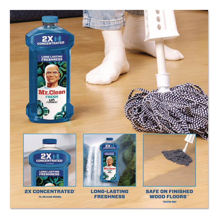 Mr. Clean Multipurpose Cleaning Solution, Unstopables Fresh Scent, 64 oz Bottle