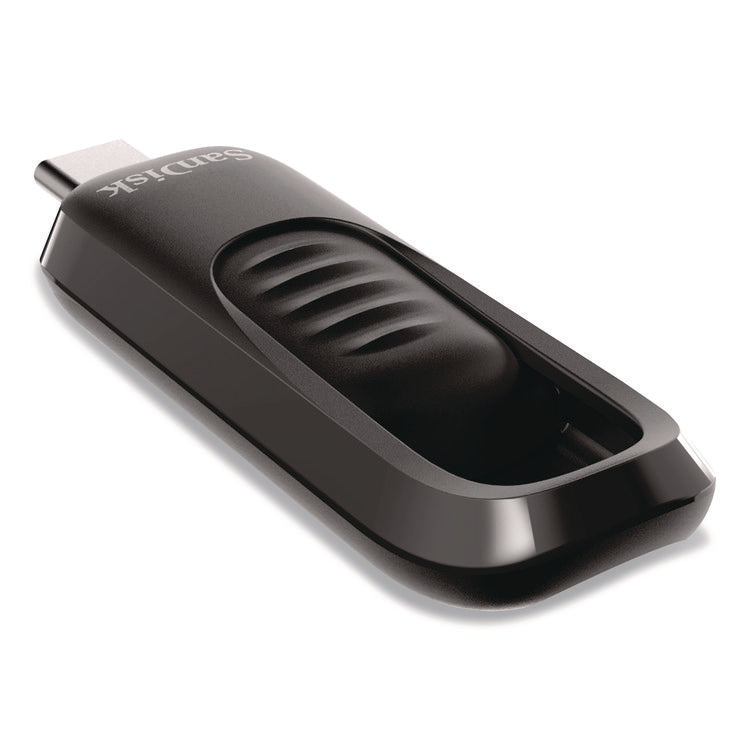 Ultra Slider USB 3.2 Type C Flash Drive, 64 GB, Black