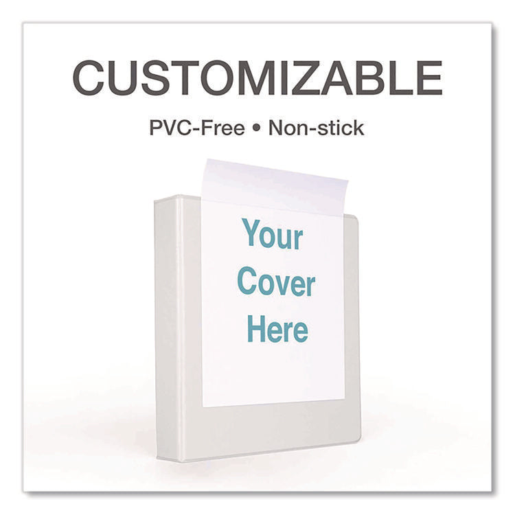 Premier Easy Open Clearvue Locking Slant-D Ring Binder, 3 Rings, 4" Capacity, 11 X 8.5, White