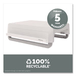 Breyta Monitor Stand, 13.94" x 11.97" x 3.25" to 6", White, Supports 33 lbs