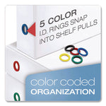 Freestand Easy Open Locking Slant-D Ring Binder, 3 Rings, 3" Capacity, 11 X 8.5, White