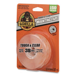 Tough and Clear Double-Sided Mounting Tape, Permanent, Holds Up to 0.25 lb per Inch, 1" x 12.5 ft, Clear