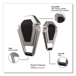 Laptop Kickstand, 2.77" x 0.6" x 3.97, Silver/Black