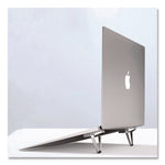Laptop Kickstand, 2.77" x 0.6" x 3.97, Silver/Black