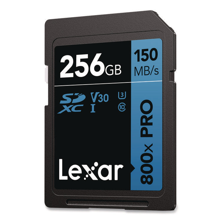 High-Performance PRO BLUE Series SDXC Memory Card, UHS-I V30 U1 Class 10, 256 GB