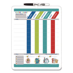 Magnetic Dry-Erase Colors Chore Chart, 11 x 14