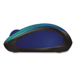Design Collection Limited Edition Wireless Mouse. 2.4 GHz, 33 ft, Left/Right Hand Use, Blue Aurora