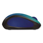 Design Collection Limited Edition Wireless Mouse. 2.4 GHz, 33 ft, Left/Right Hand Use, Blue Aurora