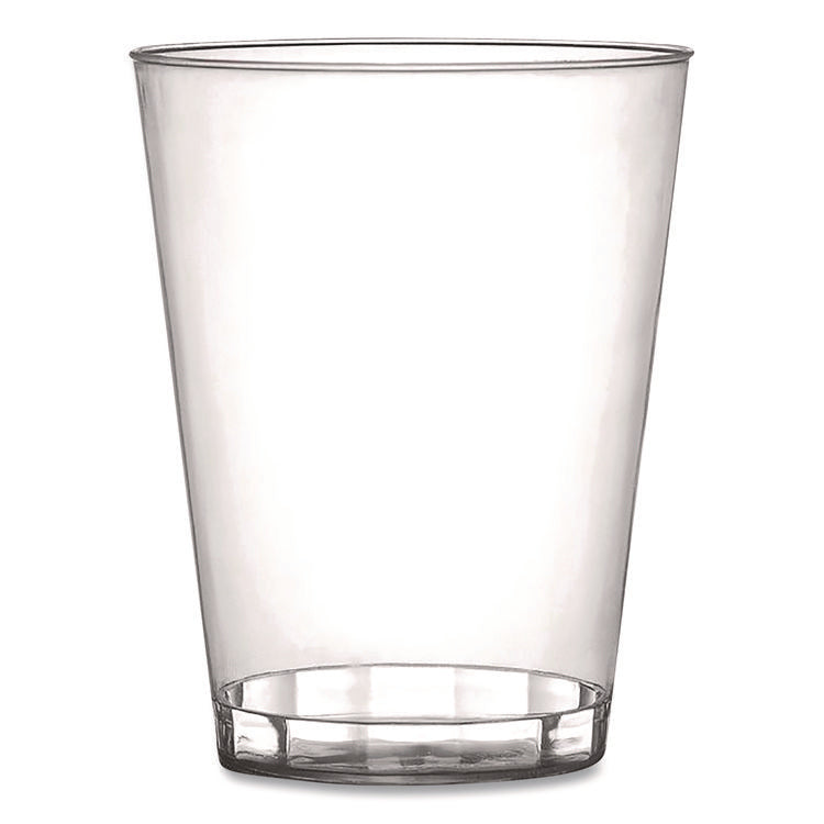 Plastic Tumblers, 8 oz, Clear, 20/Bag, 25 Bags/Carton