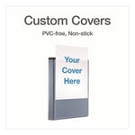 XtraLife ClearVue Non-Stick Slant-D Ring Binder, 3 Rings, 1" Capacity, 11 x 8.5, Black