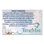 Premium Metered Air Freshener Refill, Baby Powder, 7.1 oz Aerosol Spray, 12/Carton