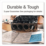 XtraLife ClearVue Non-Stick Slant-D Ring Binder, 3 Rings, 1.5" Capacity, 11 x 8.5, White