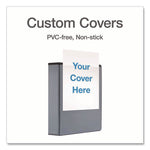 XtraLife ClearVue Non-Stick Slant-D Ring Binder, 3 Rings, 2" Capacity, 11 x 8.5, Black