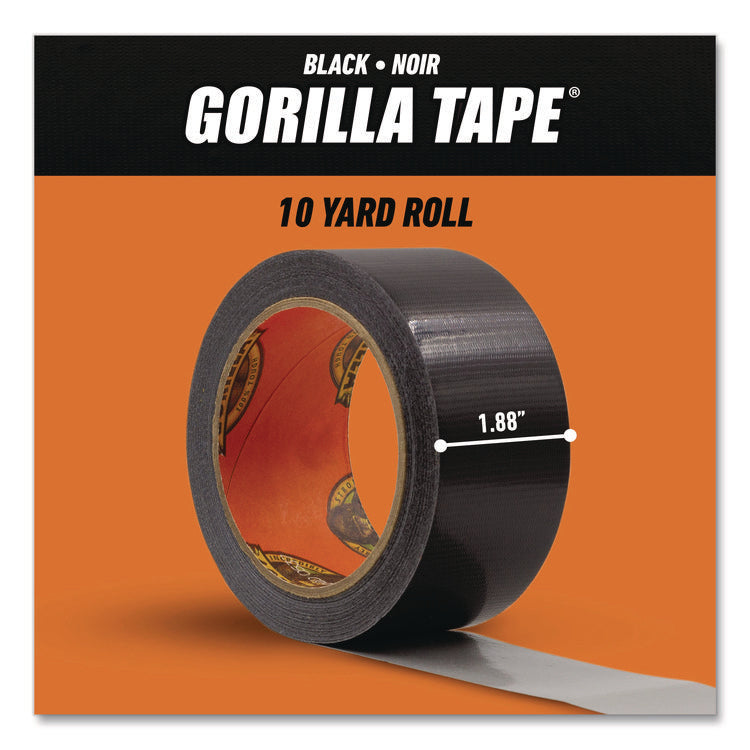 Gorilla Tape, 3" Core, 1.88" x 10 yds, Black