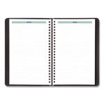 Plan and Link Weekly Planner, 8" x 5", Black Cover, 12-Month (Jan to Dec): 2025