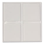 Tough and Clear Double-Sided Mounting Tape Squares, Holds Up to 0.58 lb per Pair (Up to 7 lb per 24), 1" x 1", Clear, 24/Pack