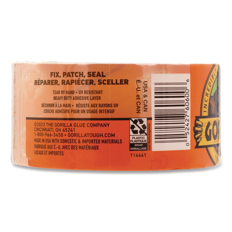 Crystal Clear Tape, 3" Core, 1.88" x 18 yds