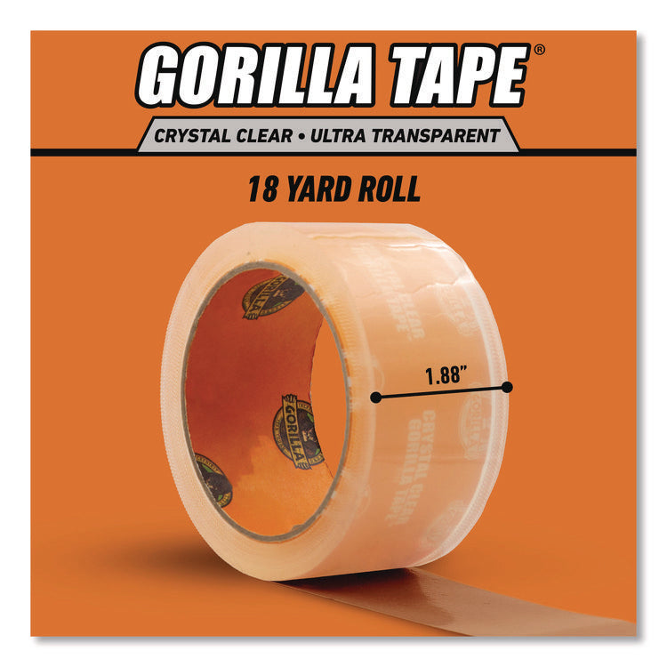 Crystal Clear Tape, 3" Core, 1.88" x 18 yds